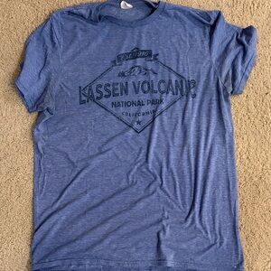 Lassen Volcanic National Park Blue T-Shirt